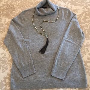 100% cashmere TALBOTS pullover sweater size L